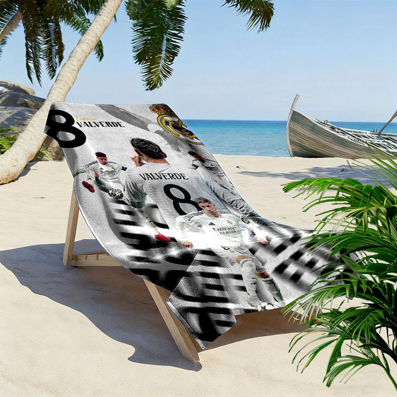 Beach Towel Soccer Stars Dream Beach Towel Soft Beach Towel For Vacation Photos Outdoor Pool Towel Quickdrying Swim Towel Swim Fashion Printing