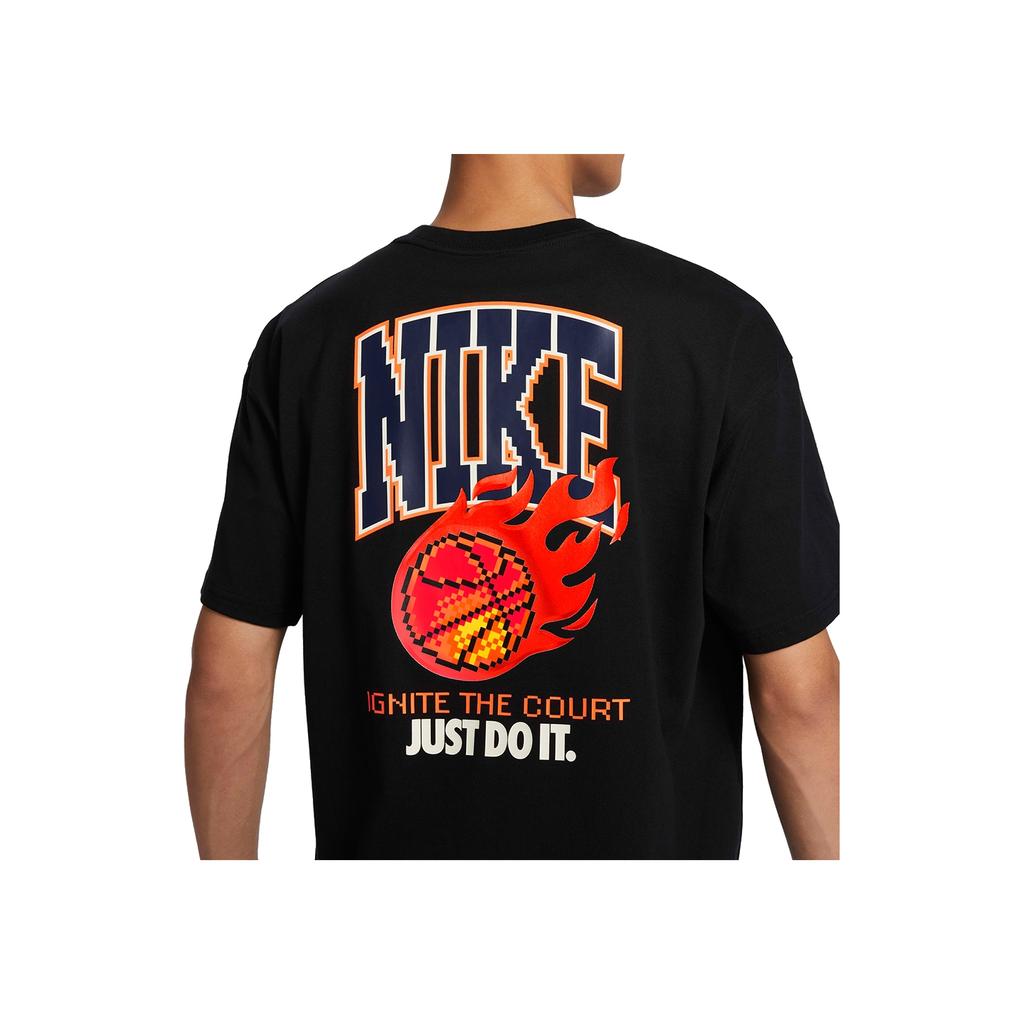 Nike Tee M90 Oc Photo Round Neck Printed Short Sleeve T-Shirt Men Tops Black FZ8082010