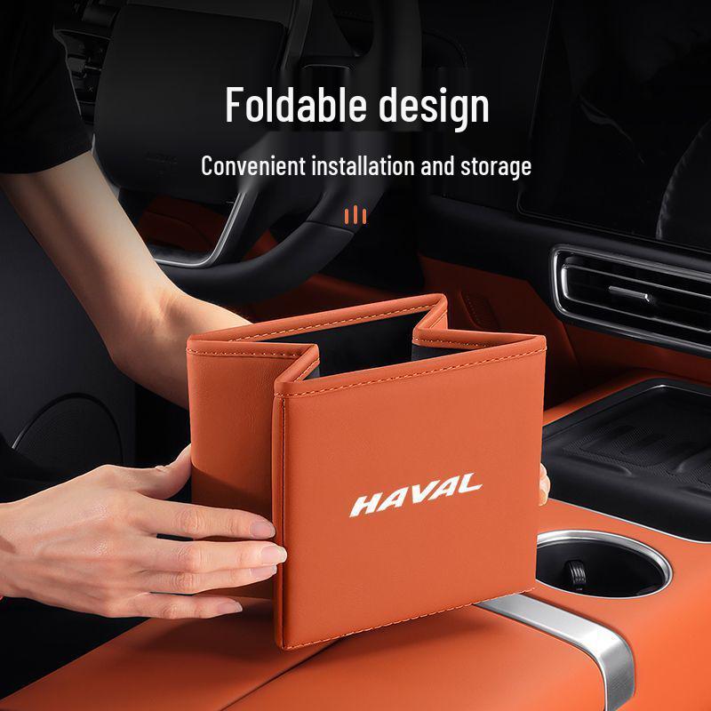 Organizador de Armazenamento e Lixeira Dobrável para Carro Haval - Serve para H6, Big Dog, M6, First Love, H5, H7, H8, H9, F7, H3