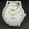 HAND-WINDING VINTAGE MONTINE SWISS MENS REFURBISHED WHITE DIAL WATCH a441552-5