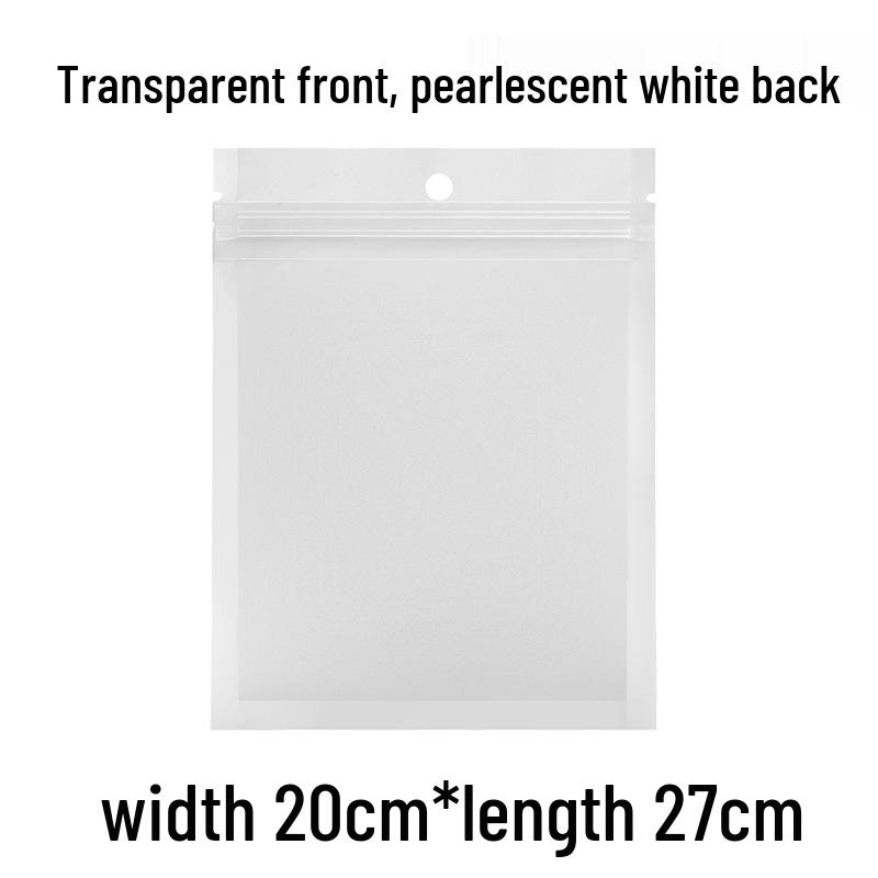 Pearlescent Yin & Yang Film Self-Sealing Bags for Jewelry Packaging
