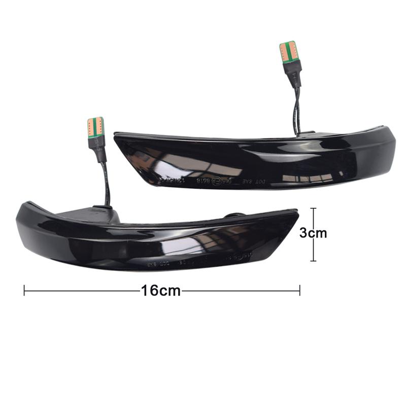 Pair Dynamic Blinker LED Turn Signal For Ford Mondeo MK4 Focus MK3 MK2 Mirror Light 2008 2009 2010 2011 2012 2013 2014 2015 2016