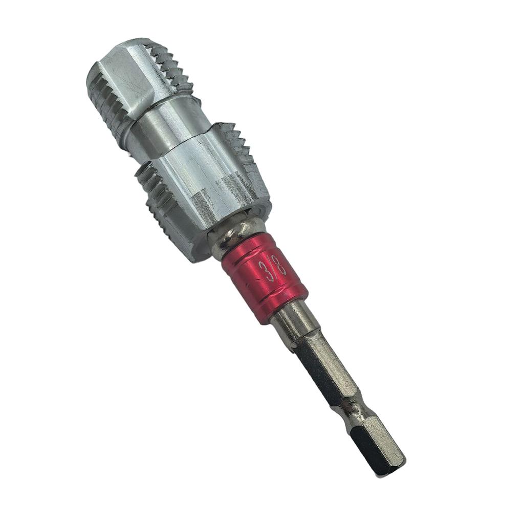 Elektrická vrtačka kompatibilní dvounásobná hlava nástroj pro řezání závitů pro 1/2" 3/4" vodovodní potrubí otvírač vnitřního závitu ruční nářadí