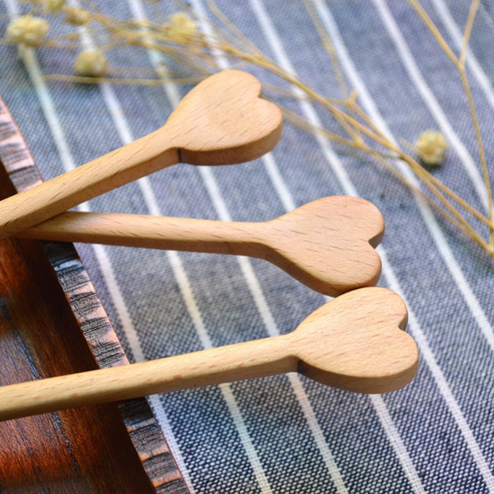 Baking Kitchen Drizzler Handmade Saver Long Handle Spoon Honey Dipper Stirrer Mixing Stick