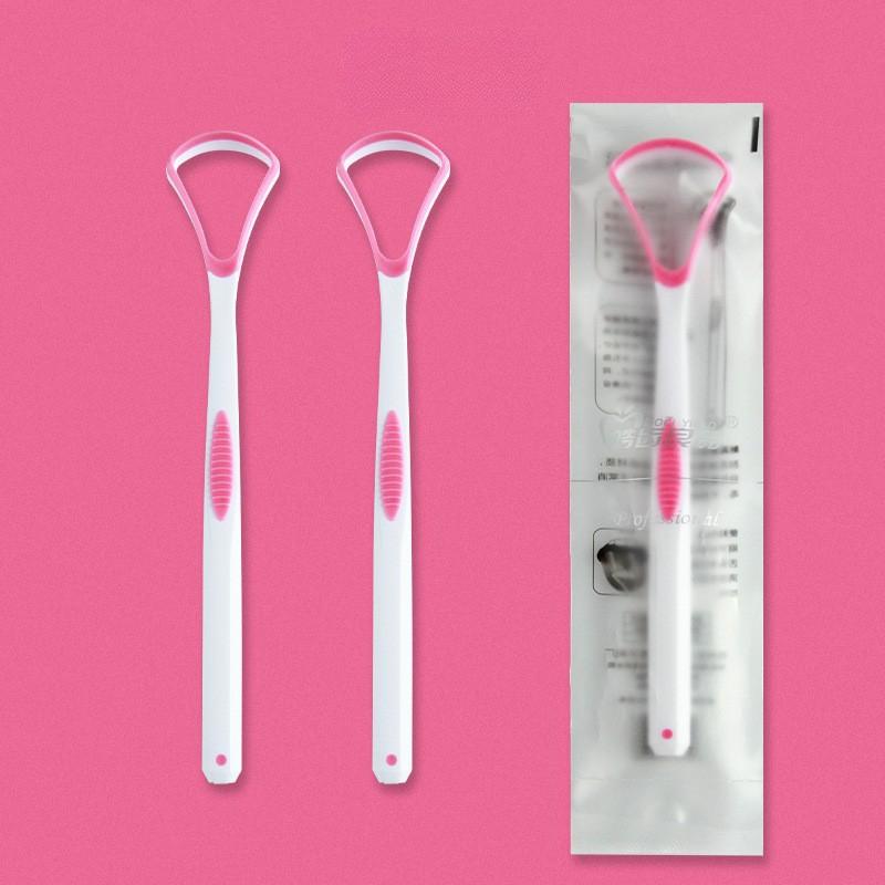 Tongue scraper Tongue coating Cleaner Tongue scraper Remove bad breath Tongue coating Thick white Oral care Independent pack