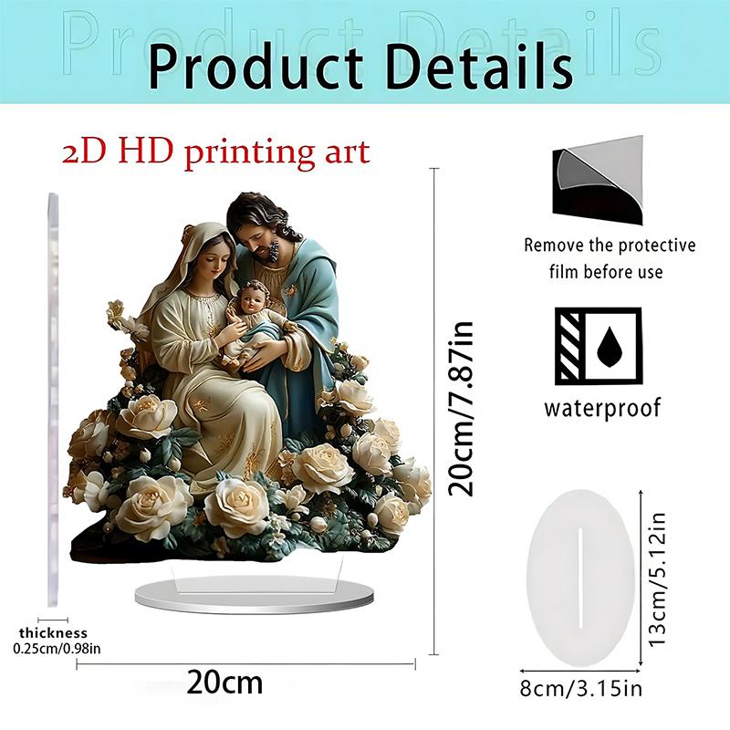 Плоские акриловые рождественские настольные украшения — идеальный подарок. B