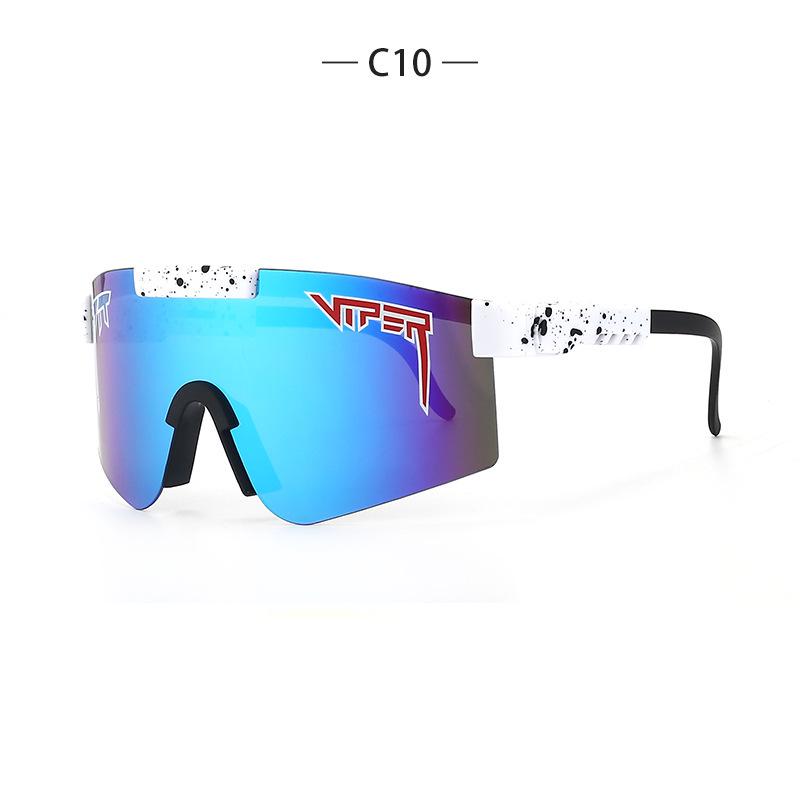 

Спортивні сонцезахисні окуляри PIT VIPER для велоспорту, вітрозахисні, з захистом від УФ-променів, регульовані, для чоловіків і жінок.