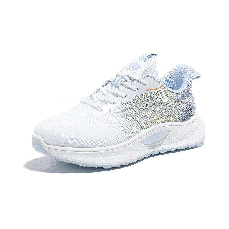 2025 spring new Korean version breathable fly-woven women's shoes ins tide student running sports shoes women's casual shoes Q1005