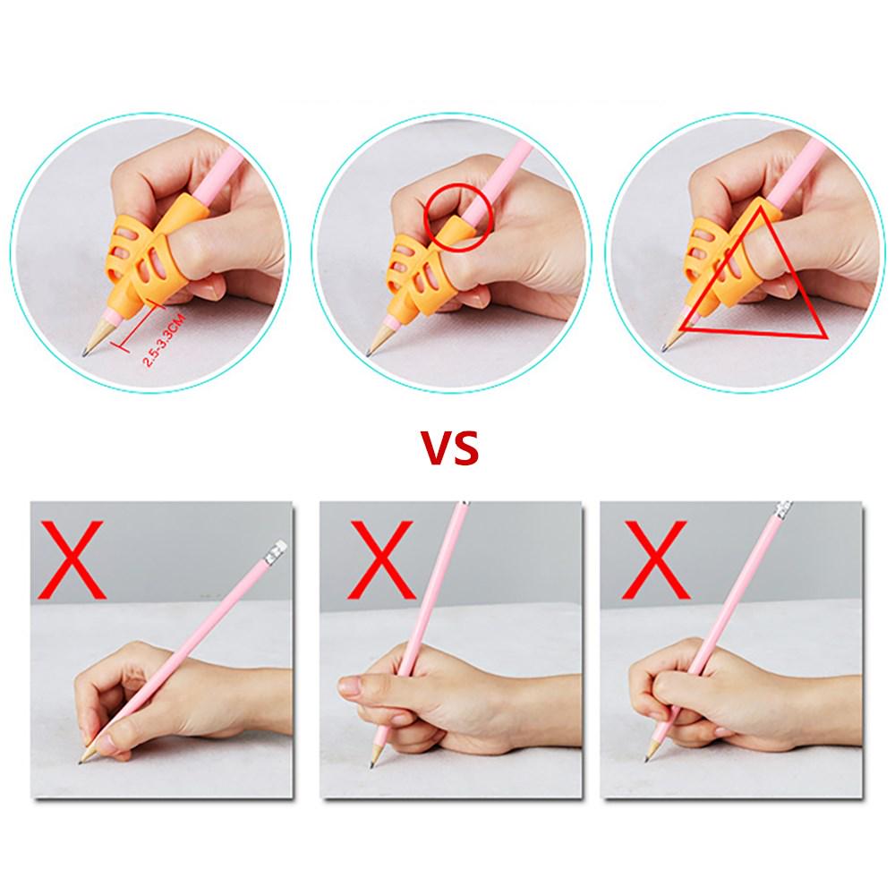 Buy 8pcs Two Finger Grip Silicone Pencil Holder Stationery Kids Writing Corrector Tools At Affordable Prices Free Shipping Real Reviews With Photos Joom