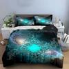 Abstract Galaxy Decorative Set Soft Comfortable Duvet Cover Bedding Set Included 1*Duvet Cover & 2*Pillowcases, Gift