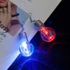 Punk Colorful Light Bulbs Dangle Earrings Women Nightclub Harajuku Funny Luminous Bule Drop Earring Party Fashion Jewelry A764