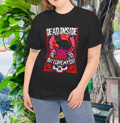 Dead Inside But I Love My Cat T-Shirt