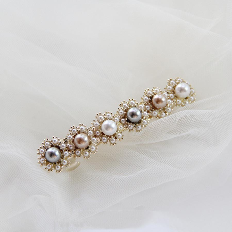 Koreanische Seniorenmode Tropföl Kristall Perle Haarspangen Elegant Damen Haarspangen Haarnadeln Haarklammern Kopfbedeckung Haaraccessoires