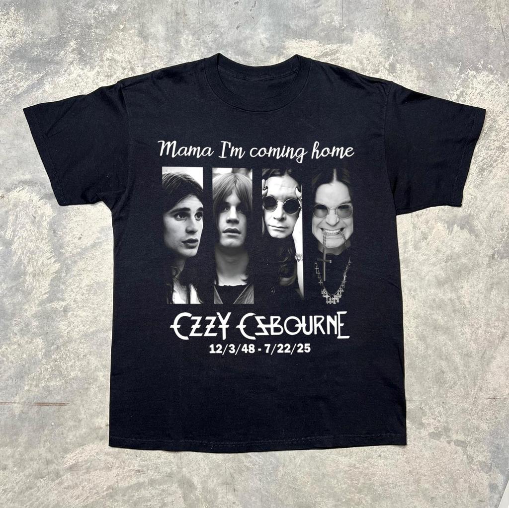 Ozzy Osbourne Tribute Mama I’m Coming Home Black T-shirt Size S-5XL