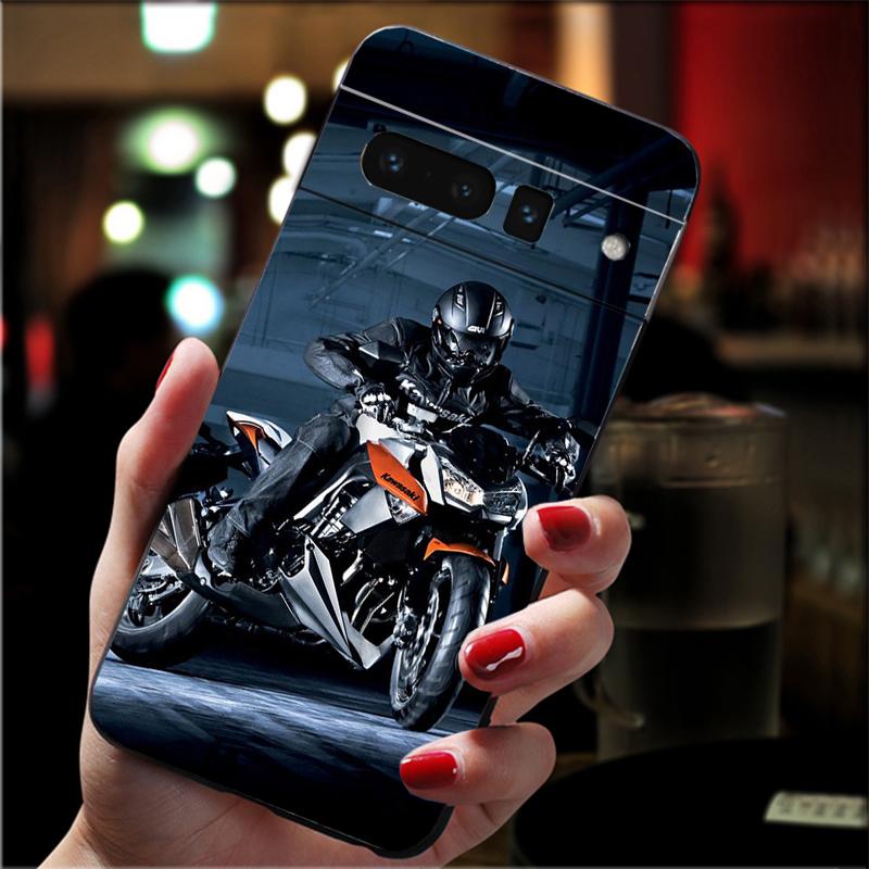 Moto Cross Motorcycle Sports Phone Case for Google Pixel 7 Pro 7 6A 6 Pro 5A 4A 3A Pixel 4 XL Pixel 5 6 4 3 XL 3A XL 2 XL Funda