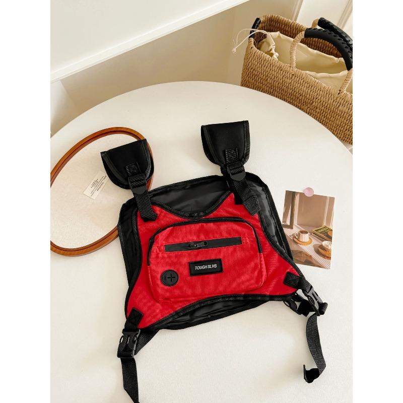Tide cool dark wind tooling tactical socks puppet app backpack personalized boys street shooting tide sports satchel breast bag