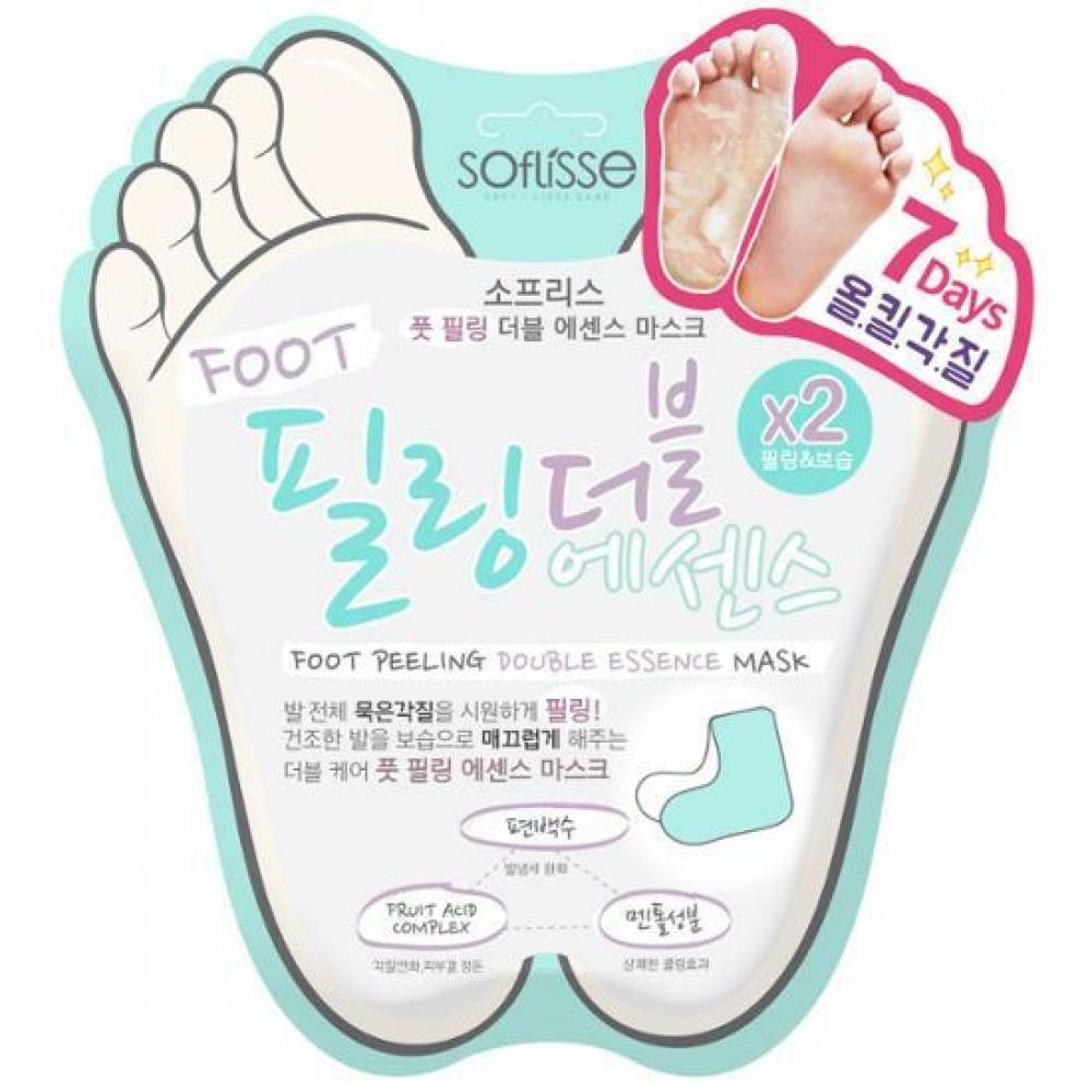 

Soprise Foot Peeling Double Essence Mask и 1 интенсивная маска-пилинг только для пяток