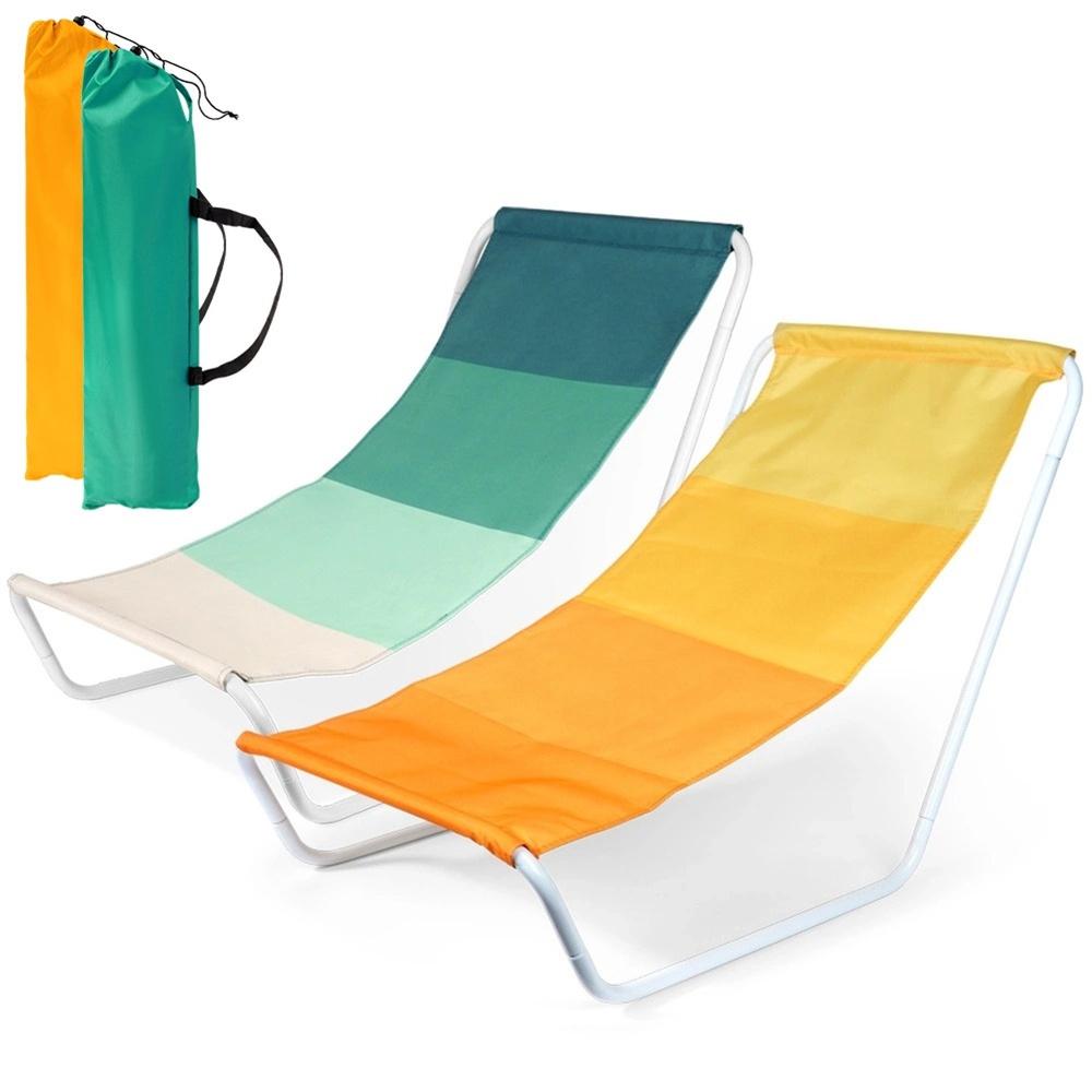 Tumbona de Playa Plegable 2 uds.