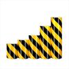black yellow diagonal 5cm x 45.7cm
