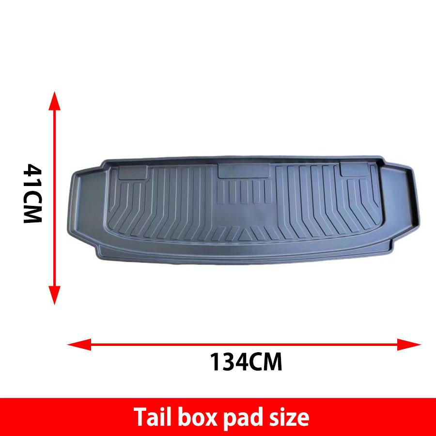 Toyota BR-V 2023-2025 Trunk Mats: Durable, Waterproof, Eco-friendly TPE for Interior Upgrade