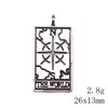 Christmas Decorations Charms For Necklace Friendship Puzzle Game Card Tarot Charms Pendant Home Garden Male Pendant
