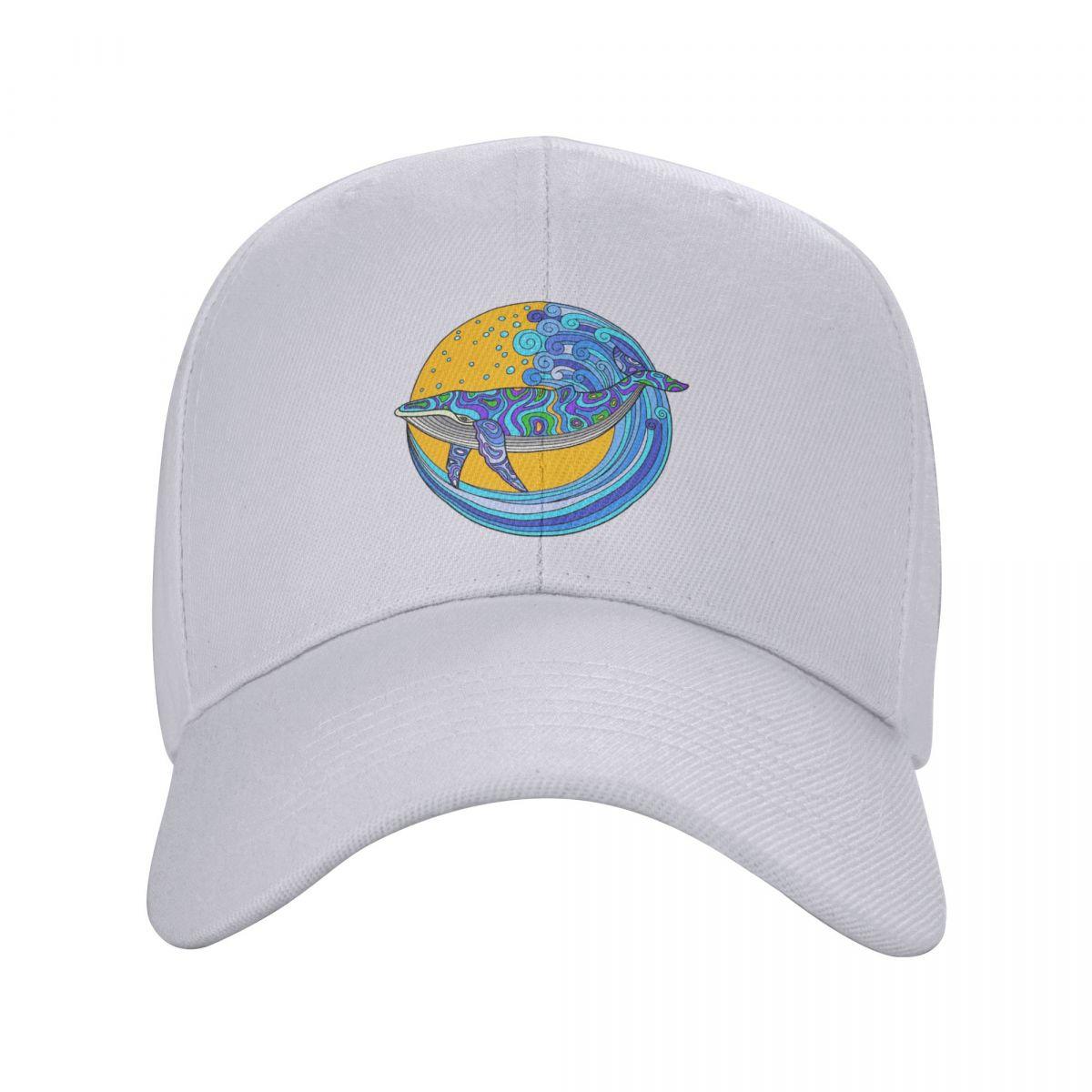 

Whale Ocean Animal Sun Shade Baseball Caps Snapback Men Women Hats Casual Cap Hip Hop Baseball Hat Casquette One Size