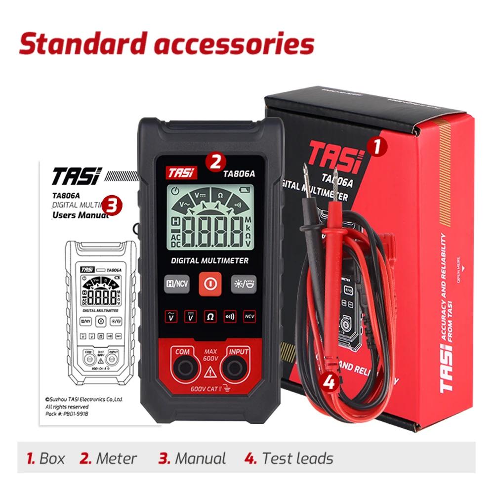 

TA806A Fully Automatic Portable Shift-free Automatic Recognition Universal Meter with A Maximum Count of 4000 Digital Multimeter