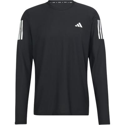 Own The Run Long Sleeve Tee Black Men Streetwear IN1486