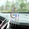 2/3PCS Alloy Dream Catcher Moon Car Pendant No Fading Keep Out Of Sight Mirror Pendant Flashing