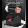 Cordless Electric Benches Grinder With Double Sanding Wheels Perfect For 18V Battery Metal Woodworking DIY Projects