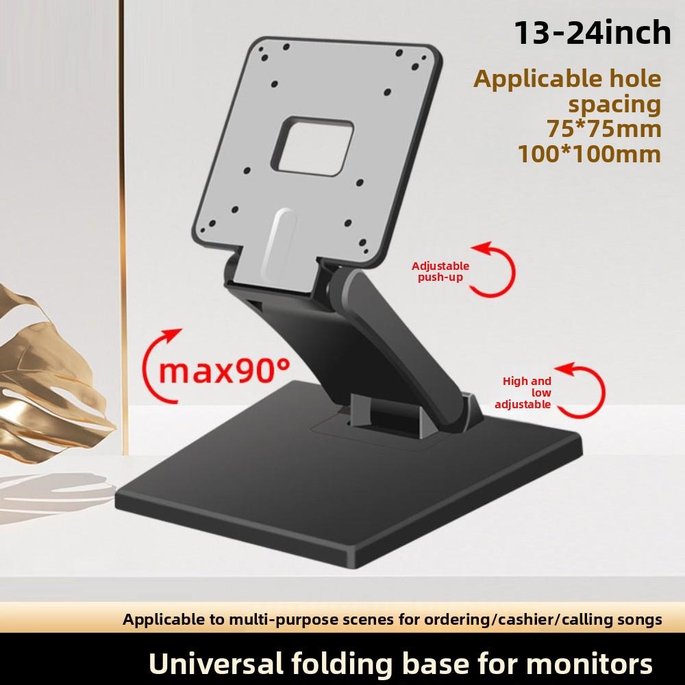 Folding Computer Monitor Stand Adjustable Computer Booster Stand Desktop Monitor Holder  Laptop