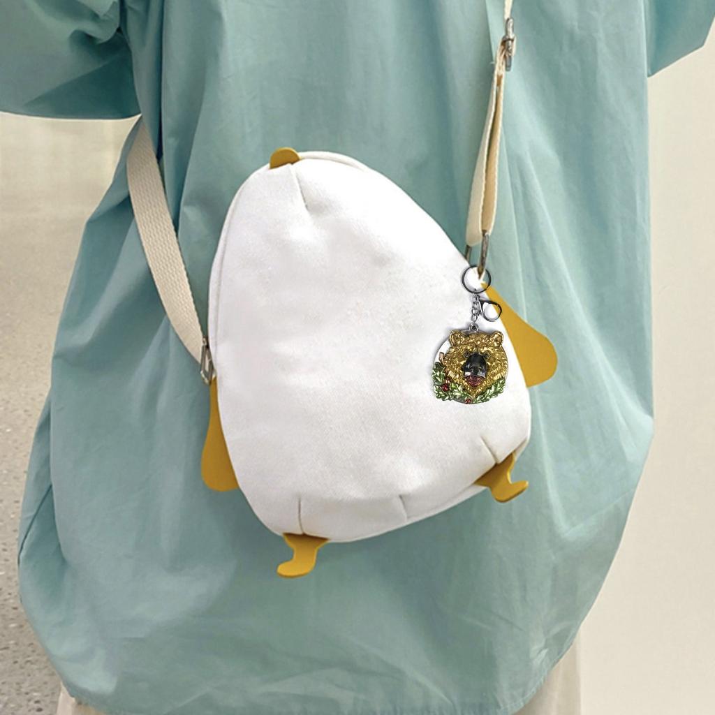 Silicone Resin Mold for Keychain Pendant Making Cute Cartoon Bear Head Epoxy Resin Mould for DIY Craft Accessories