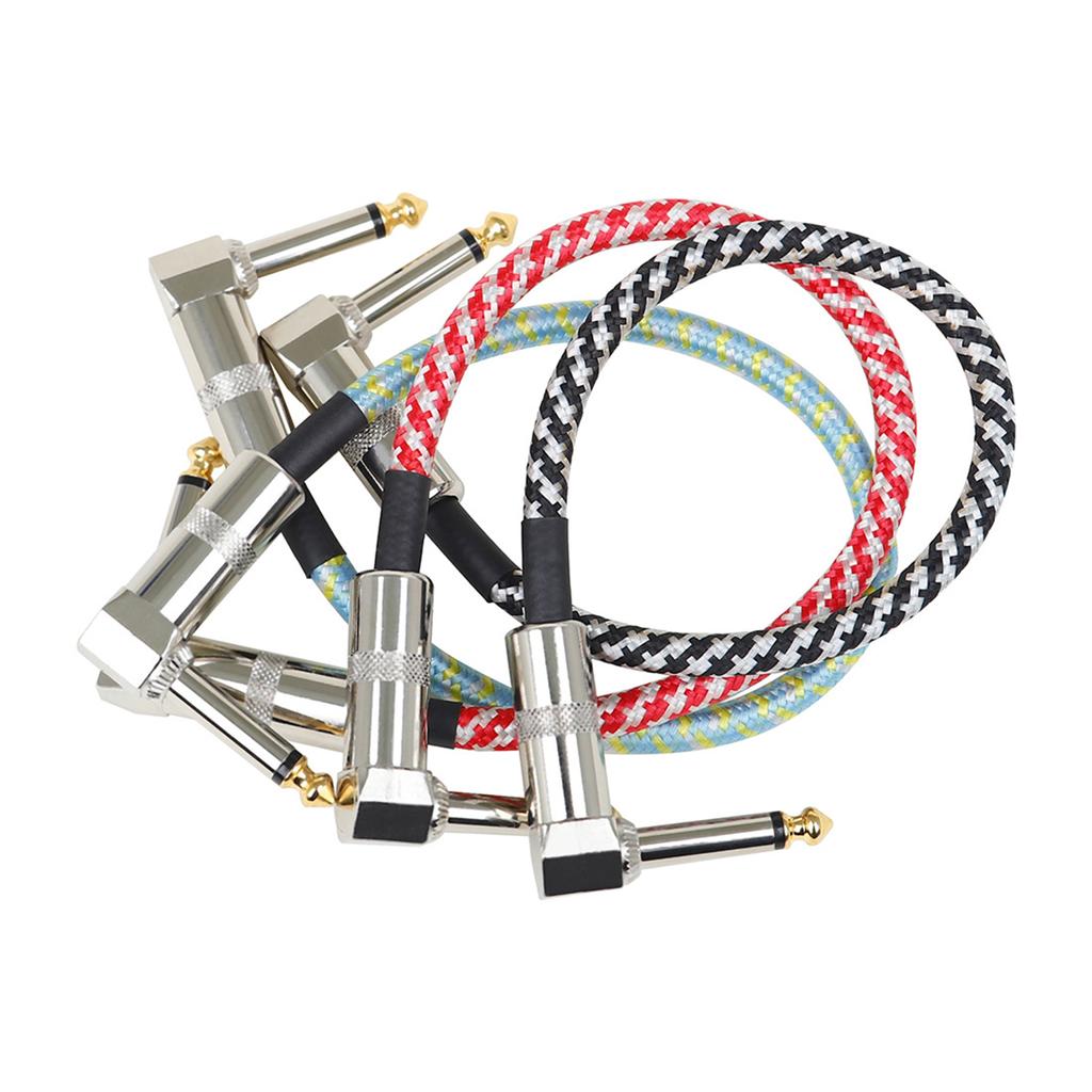 Guitar Patch Cables Professional Patch Cables for Guitar Pedals Low Noise Good Quality Guitar Patch Cable Right Angle