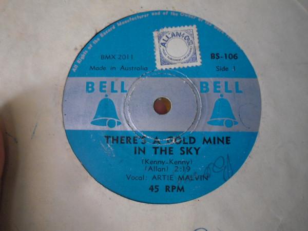 

7-дюймовая пластинка ARTIE MALVIN MICHAEL STEWART QUA Theres A Gold Mine In The Sky Ju BS106 Bell Records 1957 Австралия Поп Б/у