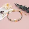 New Cross Border Minimalist Bohemian Rainbow Rice Beads Handmade Beaded Cross Versatile Layered Women's Bracelet