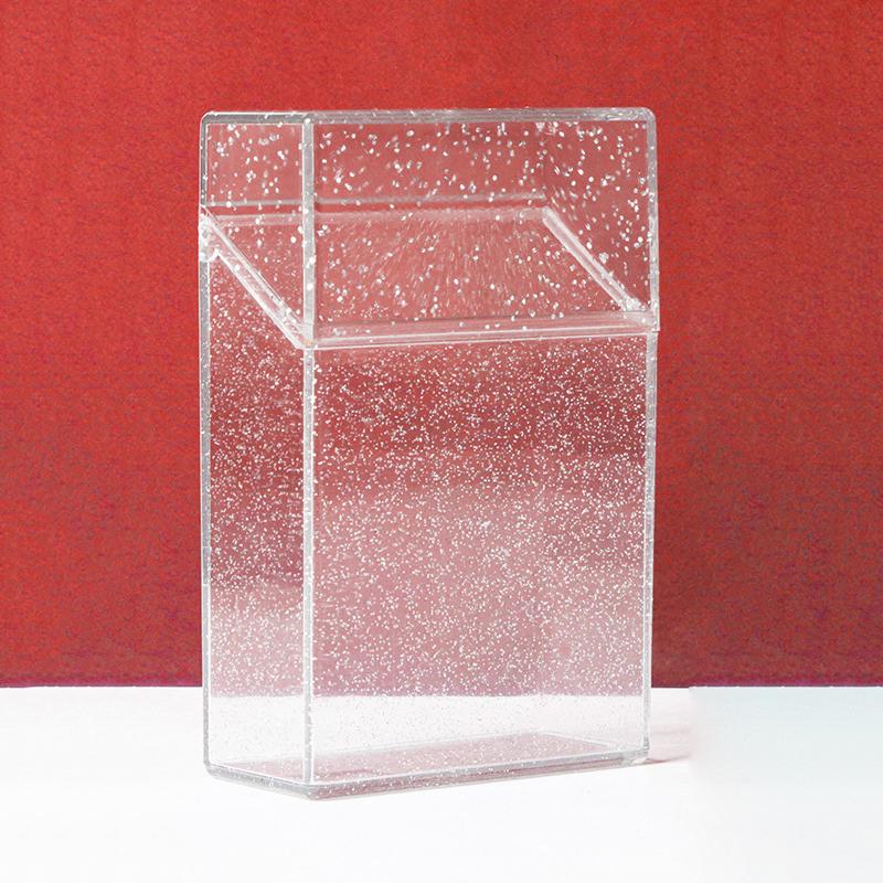 Large Capacity Portable Plastic Small Size Storage Box Idol Photo Card Holder Moisture-proof Sealed Flip Lid Classified Boxes