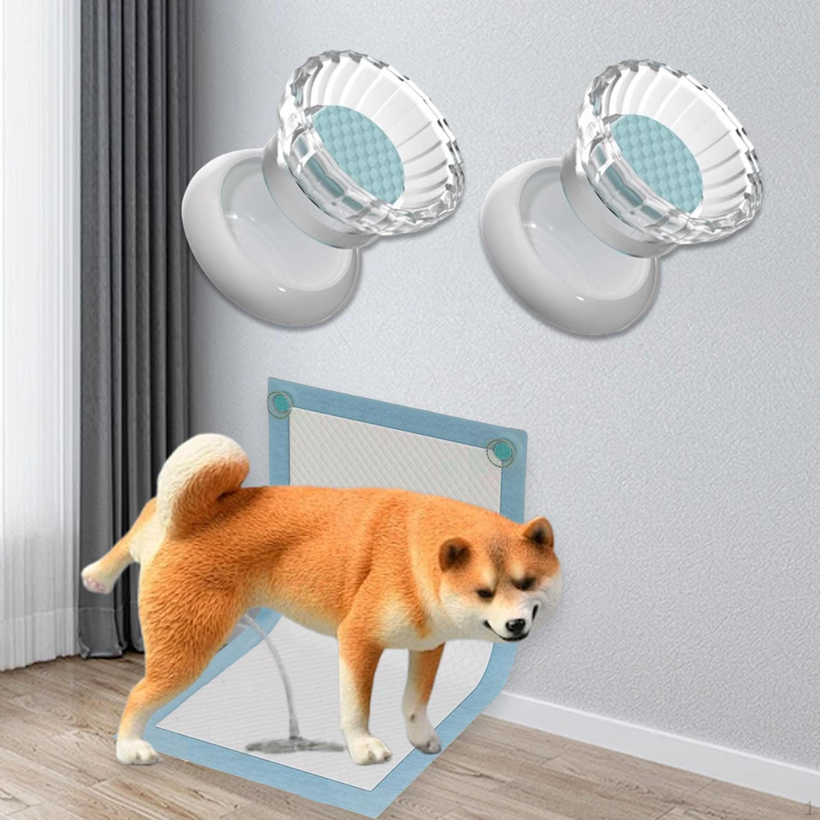 

2 шт. Держатель пеленки для собак, фиксирующая пряжка для использования в помещении, легко чистить, прост в использовании, надежная защелка, тренировка синий