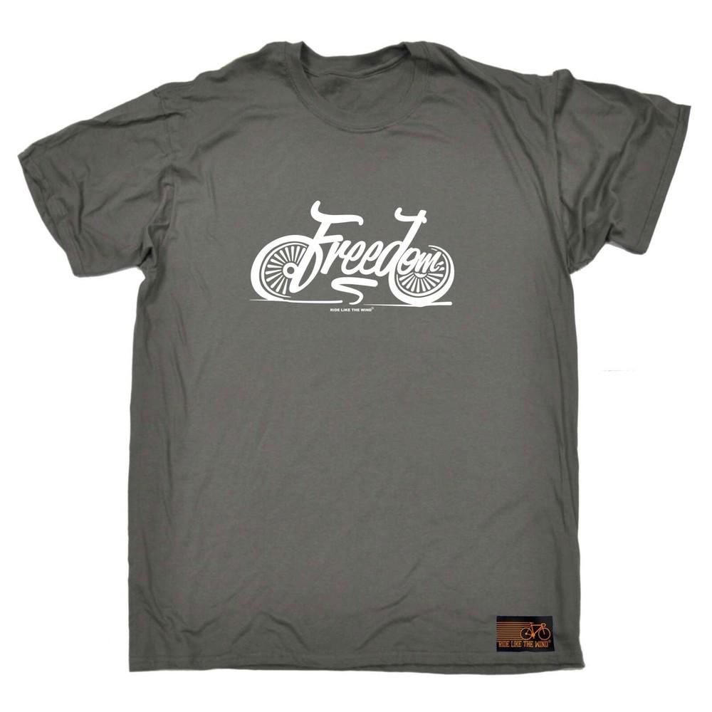 Cycling Freedom Tee; Funny Rider Quote Novelty Graphic Gift Unisex T-Shirt XXXL