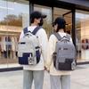 Schoolbag Japanese Ins Large Capacity Campus Fashion Lightweight Versatile School Bag Male Travel Junior High School Student Backpack