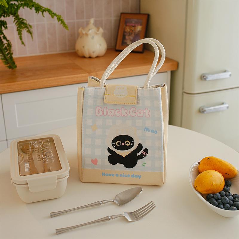 

Очаровательная термосумка для ланча бенто - Большая вместимость для студентов и офисных работников