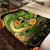 1PC Shenron  Print Flannel Blanket, High Quality All Seasons, Home Decor, Warmth and Comfort, Perfect for Christmas Gifts