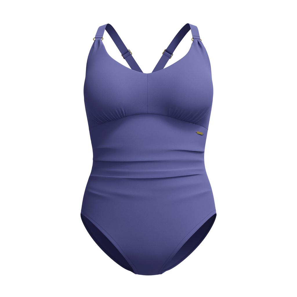 Speedo Womens/Ladies V Neck Shaping One Piece Swimsuit