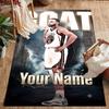 Golden State Warriors Curry Personalized Text Carpet Design for Entryway Game Room Study Room Decorate Room Antislip Carpet Office Home Decor