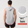 Men's Quick-Dry Hooded Sports Tank Top - Sleeveless Basketball Training Vest