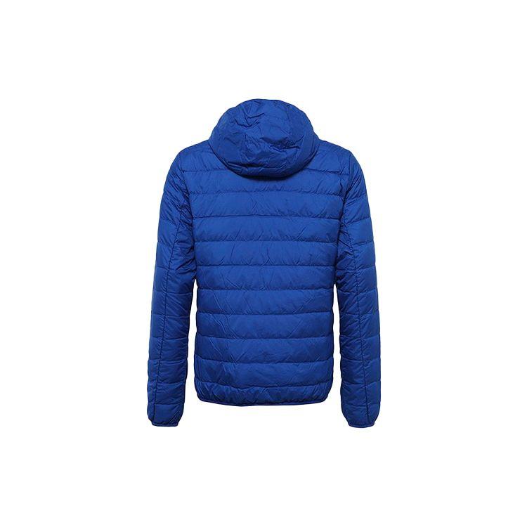 Emporio Armani EA7 Logo Hooded Down Jacket Men Jackets Blue 8NPB09-PNE1Z-1570