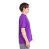 The North Face Short Sleeve Small Box Logo UV TNF Size M Men's Tee, Quick-Drying, Anti-Static, Protection, Purple,