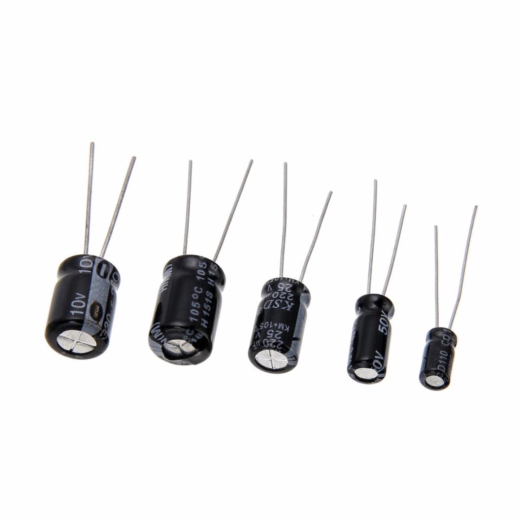 100x Electrolytic Capacitors 50V 10uF Volume 4x7 mm 10uF 50V