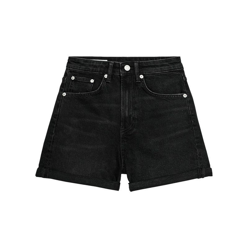 Zaprha 2025 New Arrival High Waist Loose Comfortable Edition Type Straight-leg Casual Denim Shorts Female Slim Looking 8197107