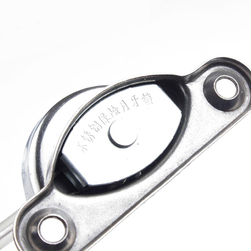 Sliding Door Window Double-sided Crescent Lock Insurance Buckle Window Lock Hardware Accessories