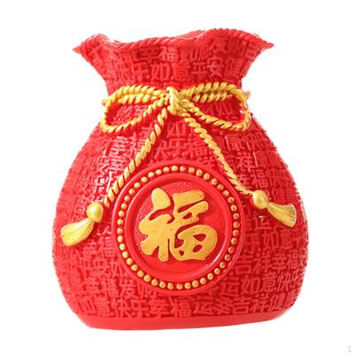 Luxurious Money Bag Decorative Vase - Elegant Home Office Accent